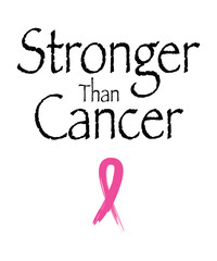 Fototapeta premium Breast Cancer Awareness Month T Shirt Design