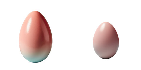 transparent background with solitary egg