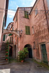Fototapeta na wymiar Varese Ligure, historic town in La Spezia province