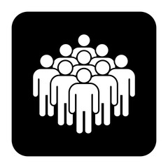 Symbol, ikona ludzi. Plik wektorowy.