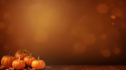 Pumpkin with copy space Halloween concept