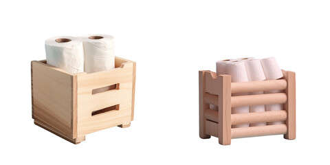 toilet paper crate on a transparent background