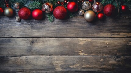 Naklejka premium empty brown wooden floor or wood board table with blurred abstract night light bokeh background, copy space for display of product or object presentation, Generative AI