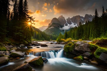 waterfall in the forest
