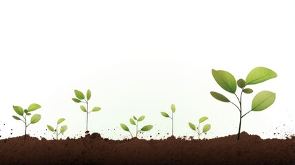 Design template for seedlings