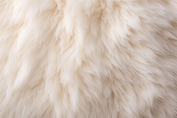 Softness Unveiled: A Captivating Macro Shot of Faux Sheepskin