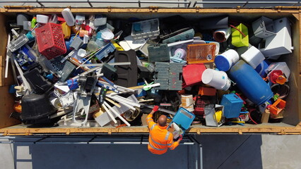 Drone photos of recycling parks in Belgium