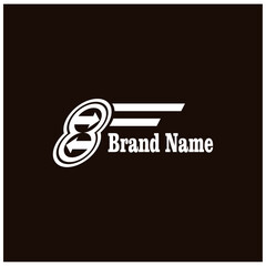 Number 8 business logo