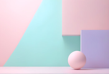 minimal pastel background vivid colors. Minimalist Pastel Wallpaper Backdrop Savvy Designers for Your Inspirations Creative Needs. Pastel Optimized Elegance. Captivating, Generative AI illustration