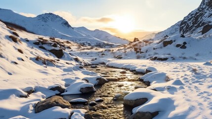 Winter Adventures in the Mountains: Embracing Snowy Valleys 