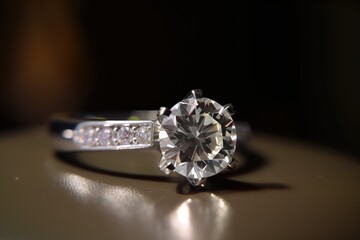 realistic platinum ring jewelry photography a precious accessory generative ai