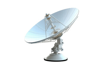 Satellite Dish on Transparent Background, PNG , Generative Ai