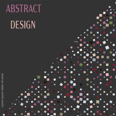 Abstract geometric design. template for a cover, book, poster, banner. The idea of interior design, prints and decorations. Creative design layout
