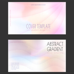 Colorful gradient background. Minimalistic colorful template for banners, posters and covers. An idea for a corporate creative style in social networks, advertising, marketing and creative inspiration