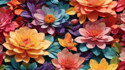 Obraz premium flower pattern