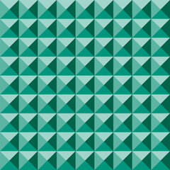 Seamless green triangle geometric pattern background.