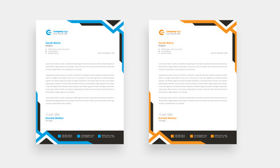professional letterhead & clean business letterhead style print ready letterhead corporate letterhead.