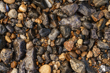Abstract sea background of stones