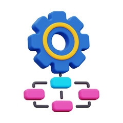 3d workflow icon