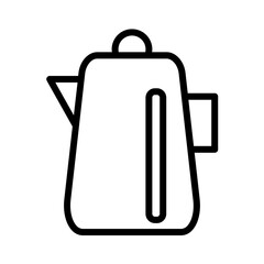 Boil Hot Kettle Outline Icon