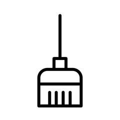 Broom Household Tool Outline Icon