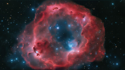 star forming nebula in the universe