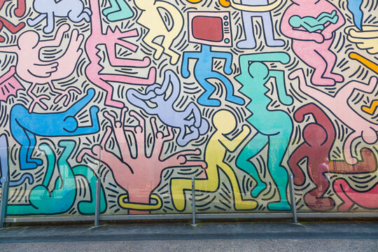 Tuttomondo (All World) is the last mural created by American artist Keith Haring in 1989 before his death.
