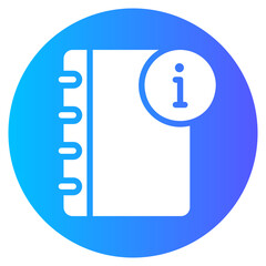 notebook gradient icon