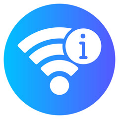 wifi gradient icon