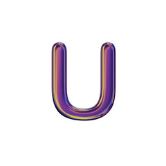 3D Letter U