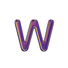 3D Letter W