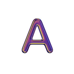 3D Letter A