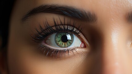 Obraz premium Die Kunst des Blickkontakts - Der Spiegel der Seele