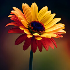orange gerbera flower