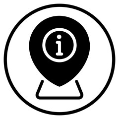 location pin glyph icon