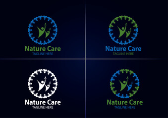 Nature Care Logo, Natural, Nature Lovers, Mother Nature