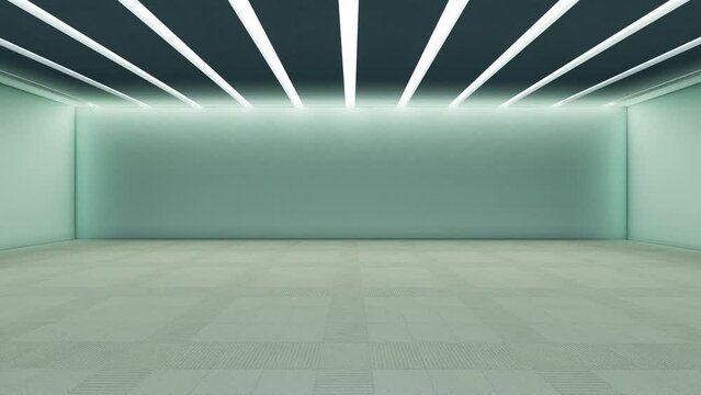 Expo hall empty gallery space background clip 