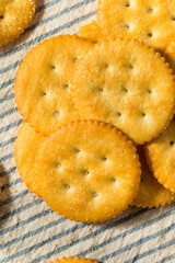 Round Brown Healthy Crackers