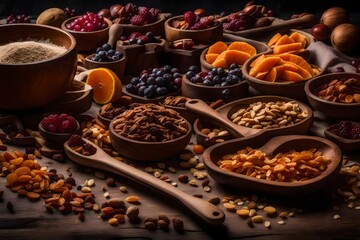 Fototapeta premium spices and herbs Generated AI