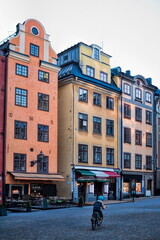 stockholm, schweden - alte häuser am stortorget
