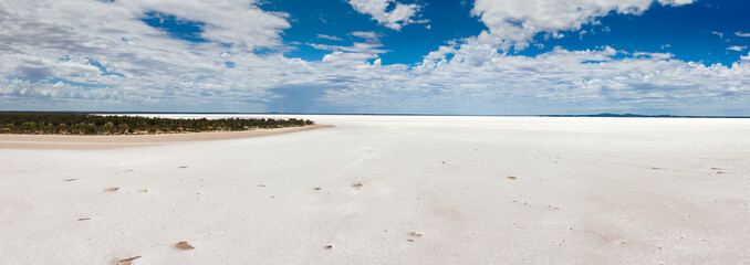 Panorama of the salt lake in Western Australia
Aerial view, Australia, Ozeania
