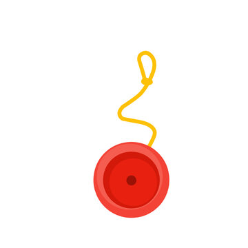 red yo-yo toy