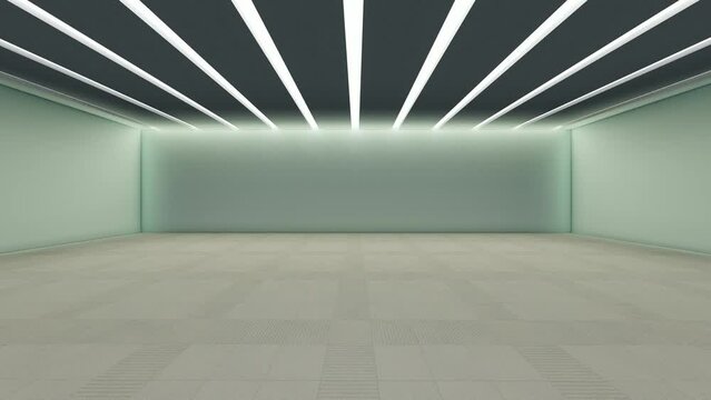 Expo hall empty gallery space background clip