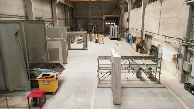Precast concrete wall panel for construction building in factory