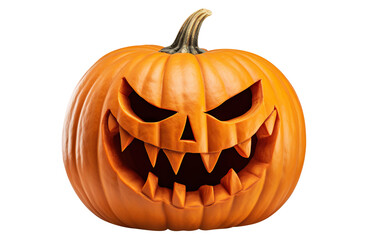 Jack O' Lantern, cut out. Halloween pumpkin, the main symbol of the Happy Halloween holiday