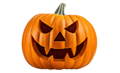 Jack O' Lantern, cut out. Halloween pumpkin, the main symbol of the Happy Halloween holiday