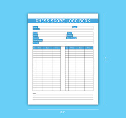 Chess Score Kdp Logo Book