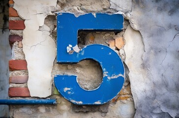 Number 5 On A Building