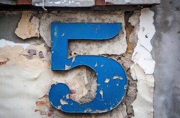 Number 5 On A Building