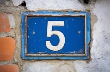 Number 5 On A Building